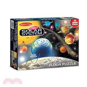 【美國瑪莉莎Melissa & Doug】大型地板地圖拼圖-太陽系行星48片