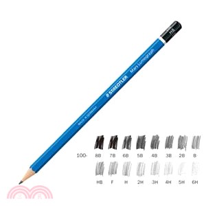 施德樓 100頂級藍桿繪圖鉛筆 3H