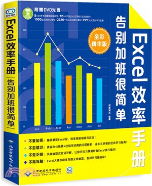 Excel效率手冊：告別加班很簡單(全彩精華版)(附光碟)（簡體書）