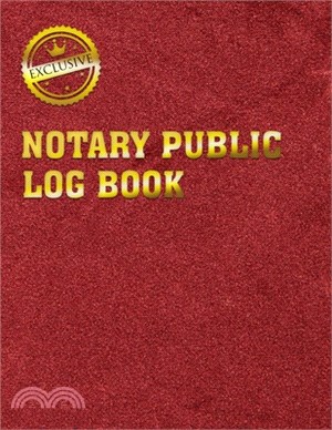 Notary Public Logbook: Notary Log Book, Notary Journal