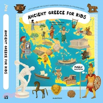 Ancient Greece for kids :let's explore the oldest European civilization in 6 folding maps /