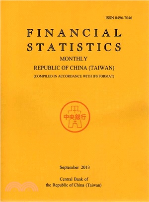 Financial Statistics Monthly Republic of China(Taiwan) 2013/09