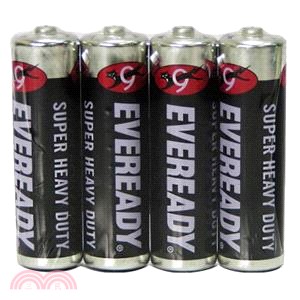 Eveready 永備碳鋅電池4號-4入