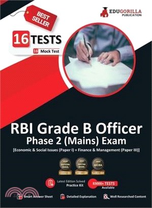 RBI Grade B Officer's Phase 2 (Mains) Exam 2023 (English Edition) - 16 Mock Tests (Paper I and III) (1000 Solved Objective Questions) with Free Access