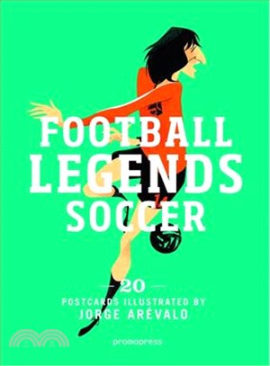 Soccer Legends: 20 Postcards Book