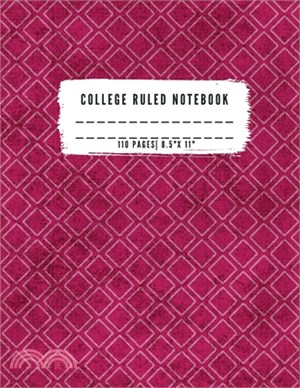 College Ruled Notebook: College Ruled Notebook for Writing for Students and Teachers, Girls, Kids, School that fits easily in most purses and