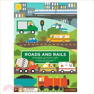 【美國Petit-Collage】貼紙遊戲書-忙碌交通