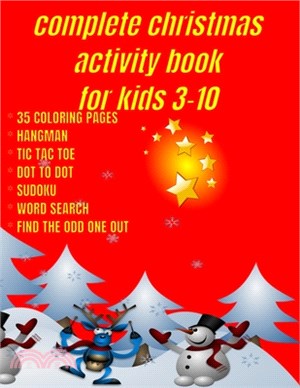 Complete Christmas Activity Book for Kids: Fun, Creativity and Sociability