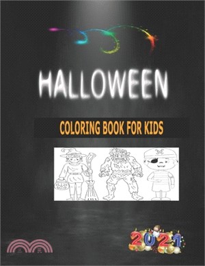 Halloween: coloring book for kids