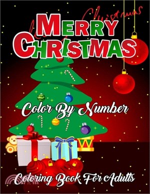 Merry Christmas Color By Number Coloring Book For Adults: Color By Number Book of Christmas with Winter Bird Scenes, Festive Holiday Christmas Color B