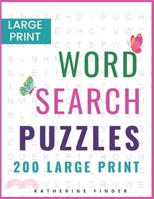 Word Search Puzzle Books Easy: 200 Word Search Games With Solutions For You To Relieve Boredom And Stress - Perfect For Readers That Don't Want To St