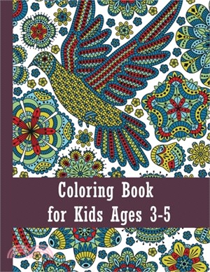 Coloring book for kids ages 3-5: Animal coloring book for kids & toddlers learn the alphabet