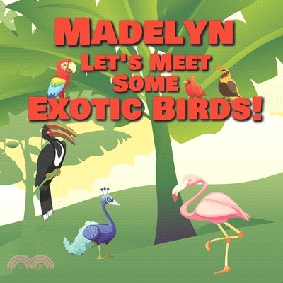 Madelyn Let's Meet Some Exotic Birds!: Personalized Kids Books with Name - Tropical & Rainforest Birds for Children Ages 1-3