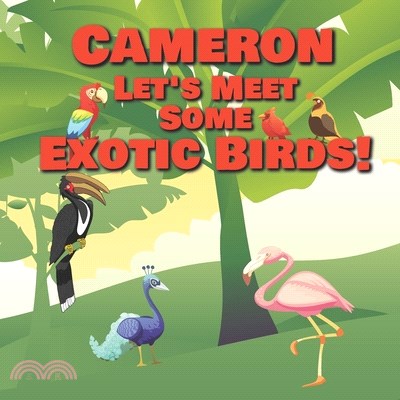 Cameron Let's Meet Some Exotic Birds!: Personalized Kids Books with Name - Tropical & Rainforest Birds for Children Ages 1-3