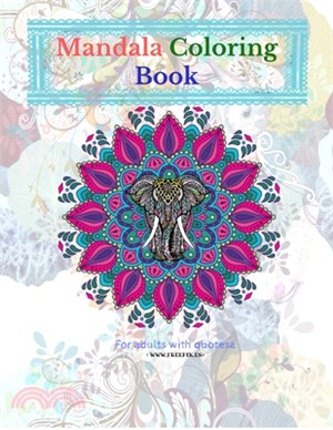 Mandala coloring book for adults with quotesa: Geometric Mandala Designs - Adult Curse Words and Insults - Stress Relief and Relaxation for Women and