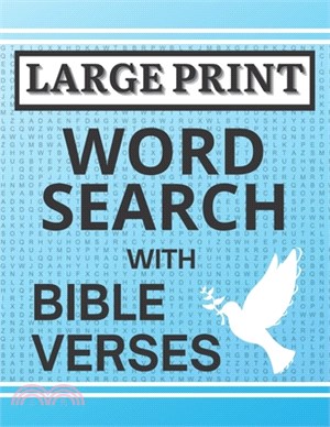 Large Print Word Search with Bible Verses: Keep Your Mind Sharp with Entertaining Easy-To-Do Word Search Puzzles Filled with Hope and Comfort from the
