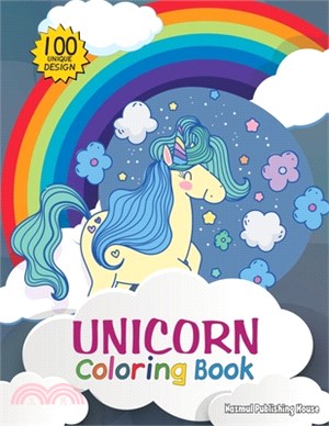 Unicorn coloring book: for kids - 100 adorable designs for boys and girls (US Edition) - Unicorn Fun Coloring Book