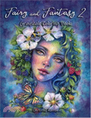 Fairy and Fantasy 2 Grayscale Coloring Book