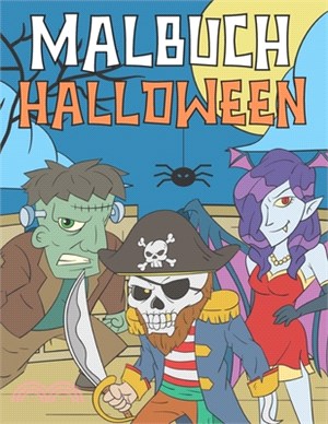 Halloween Malbuch: Malblock für Kinder 4-8 Jahre