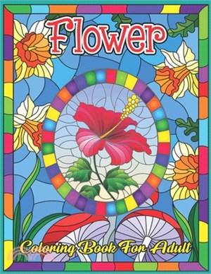 Flower Coloring Book for Adult: Coloring & Activity Book (Design Originals) 50 Flowers Designs; Beginner-Friendly Creative Art Activities for Adult, o