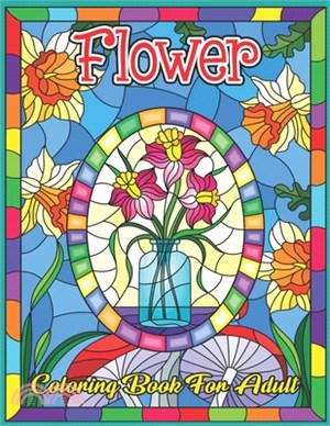 Flower Coloring Book for Adult: Coloring & Activity Book (Design Originals) 50 Flowers Designs; Beginner-Friendly Creative Art Activities for Adult, o