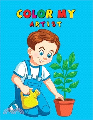 Color My Artist: 50 Beautiful color my artist Coloring Book Featuring Cute Illustrations - Coloring book for kids