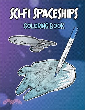 Sci-Fi Spaceships coloring book