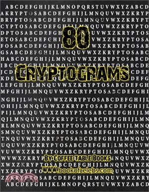 80 Cryptograms: Cryptograms Activity Books