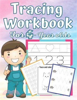 Tracing Workbook for 4 Year-Olds: Learn to Trace Shapes Line Tracing ABC Letters Patterns Number Print and More. Preschool, Kindergarten and Kids 4-6