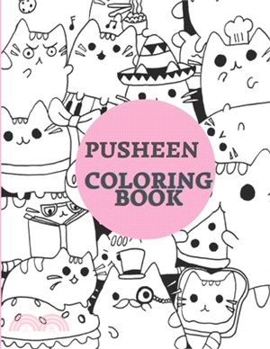 Pusheen Coloring Book: For Girls, Boys, Toddlers, Kids Ages 3-12, The perfect coloring book for fans of I Am Pusheen the Cat