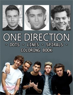 One Direction Dots Lines Spirals Coloring Book: Great gift for girls, Boys and teens who love One Direction with spiroglyphics coloring books - One Di