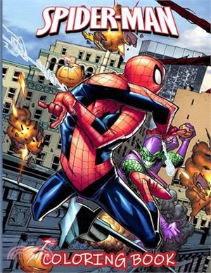 Spiderman Coloring Book: Superhero Spiderman Coloring Books For All Funs