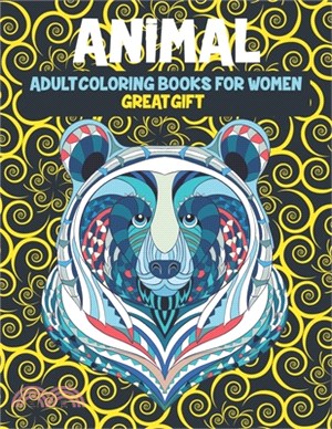 Adult Coloring Books for Women Great Gift - Animal