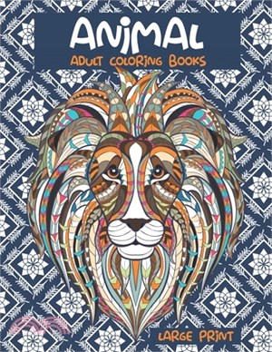 Adult Coloring Books Animal Large Print