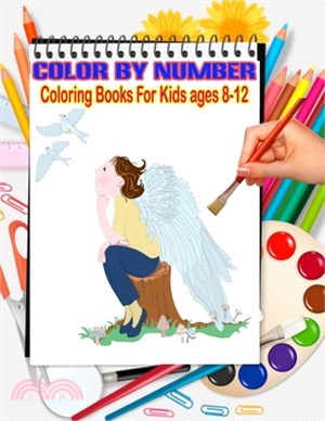 Color By Number Coloring Books For Kids ages 8-12: Animal Collection Activity book