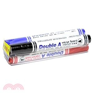 【Double A】白板筆圓頭2mm-黑/藍/紅/綠