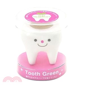 【聖新陶芸】Tooth牙齒綠植物-紅(草莓)
