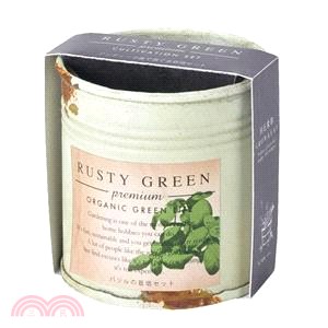 【聖新陶芸】RUSTY GREEN復古鐵鏽栽培盆器-羅勒