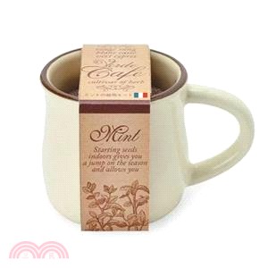【聖新陶芸】VERDE CAFÉ咖啡杯造型盆栽-薄荷茶葉