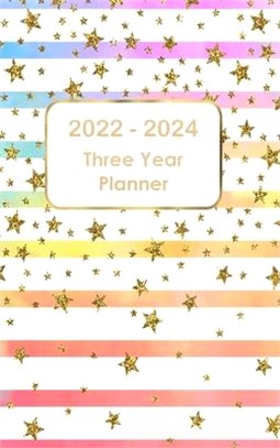 3 Year Monthly Planner 2022-2024: 36 Months Calendar Three Year Planner 2021-2023, Appointment Notebook, Monthly Schedule Organizer, Diary Journal