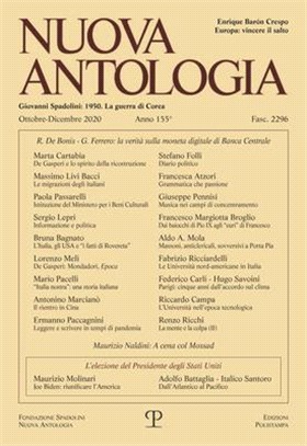 Nuova Antologia - A. CLV, N. 2296, Ottobre-Dicembre 2020: Rivista Di Lettere, Scienze Ed Arti. Serie Trimestrale Fondata Da Giovanni Spadolini