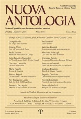 Nuova Antologia - A. CLVI, N. 2300, Ottobre-Dicembre 2021: Rivista Di Lettere, Scienze Ed Arti. Serie Trimestrale Fondata Da Giovanni Spadolini