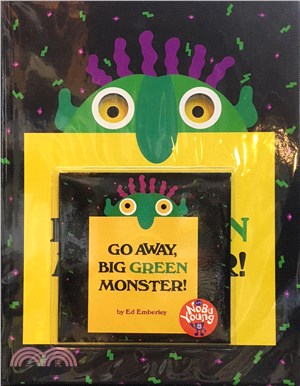 Go Away Big Green Monster (1精裝+1CD)(韓國JY Books版) Saypen Edition 廖彩杏老師推薦有聲書第10週