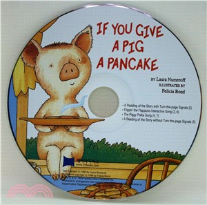 If You Give a Pig a Pancake (1CD only)(韓國JY Books版) 廖彩杏老師推薦有聲書第2年第14週