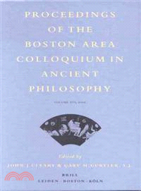 Proceedings of the Boston Area Colloquium in Ancient Philosophy, 2000