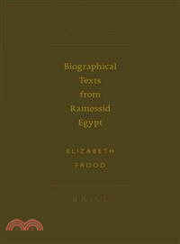 Biographical Texts from Ramessid Egypt