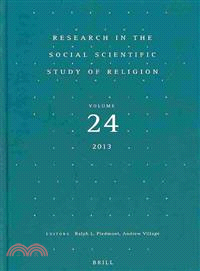 Research in the Social Scientific Study of Religion