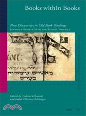 Books Within Books ― New Discoveries in Old Book Bindings. European Genizah Texts and Studies