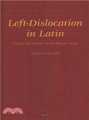 Left-dislocation in Latin ― Topics and Syntax in Republican Texts