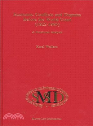 Economic Conflicts and Disputes Before the World Court (1922-1995) ─ A Functional Analysis